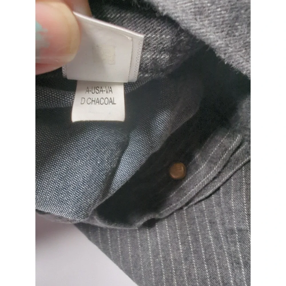 Banana Republic Mens Gray Straight Dress Pants 34x32 Dark Academia Y2K Cotton